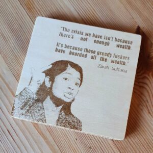 Zarah Sultana coaster