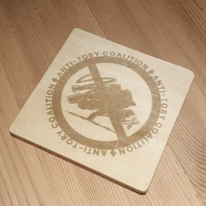 Anti-Tory Coalition Coaster